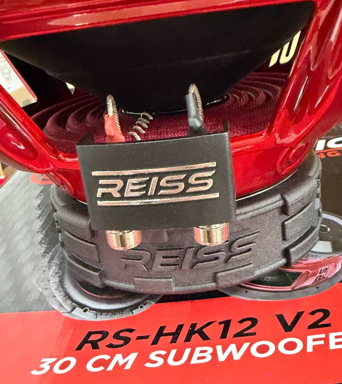 GŁOŚNIK BASOWY SUBWOOFER SAMOCHODOWY REISS AUDIO HK12-V2 30 CM 12" 350W RMS