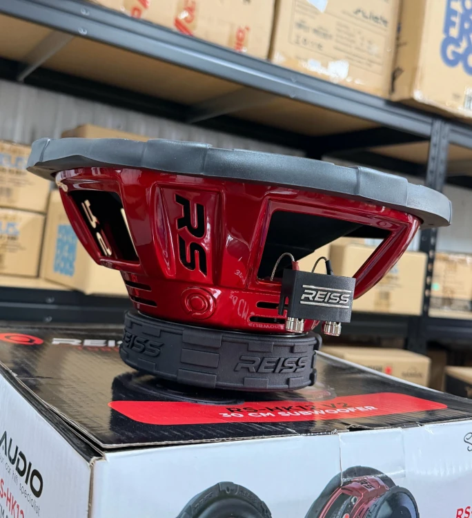 GŁOŚNIK BASOWY SUBWOOFER SAMOCHODOWY REISS AUDIO HK12-V2 30 CM 12" 350W RMS