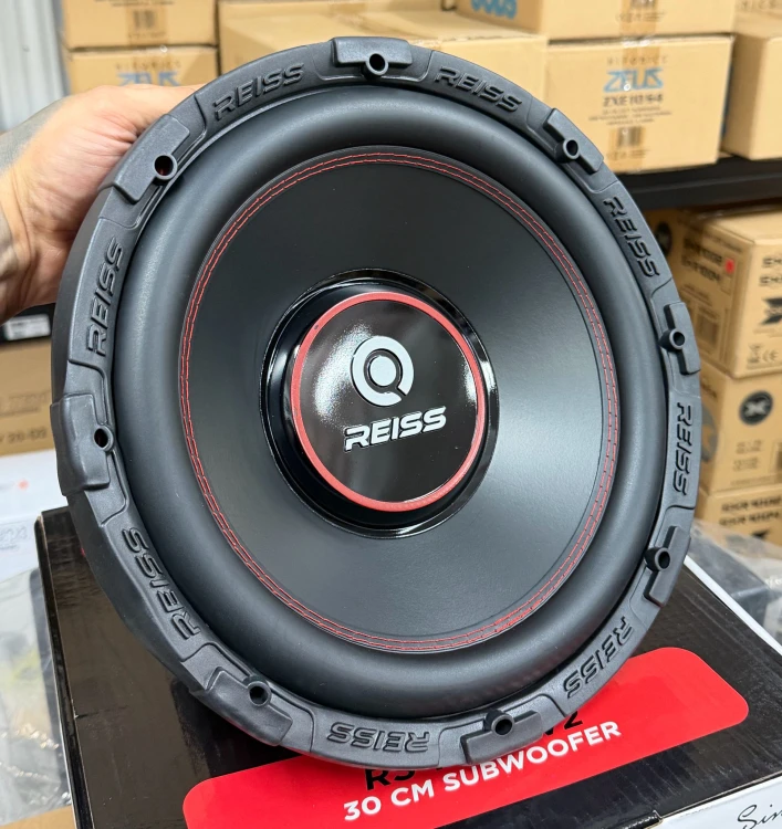 GŁOŚNIK BASOWY SUBWOOFER SAMOCHODOWY REISS AUDIO HK12-V2 30 CM 12" 350W RMS
