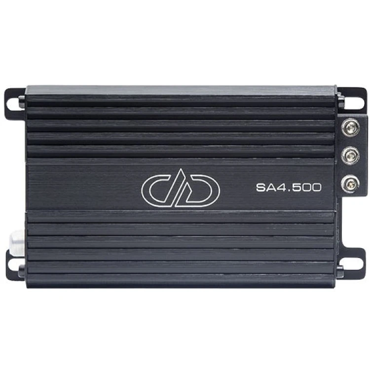 WZMACNIACZ SAMOCHODOWY 4-KANAŁOWY DD AUDIO SA4.500 4 X 75 W RMS KLASA D