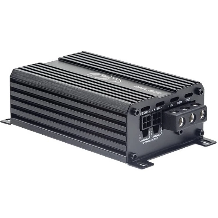 WZMACNIACZ SAMOCHODOWY 4-KANAŁOWY DD AUDIO SA4.500 4 X 75 W RMS KLASA D